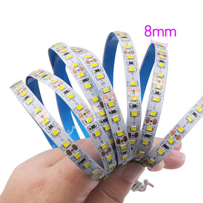 Home 12v 8mm 120leds 12000K Cool White Die-Cutting Board SMD2835 Led Strip Light para decoração interior