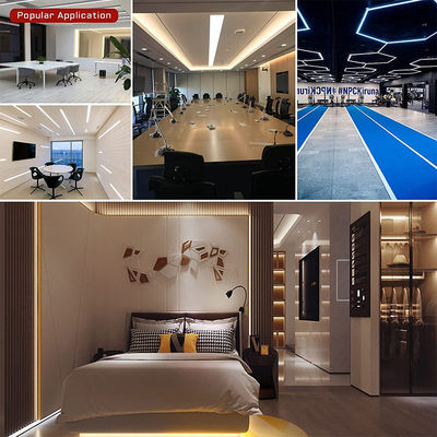 384 chips/m COB Alta luminosidade DC12V24V Quente 3000K Led Strip Light para TV Backlight Cabinet