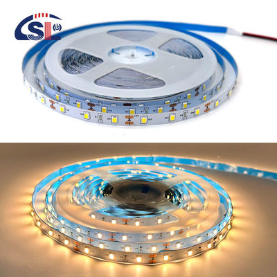12V 60LEDs/m 2700K-3000K SMD de uma cor 2835 Quente Branco LED Backlight Strip Light