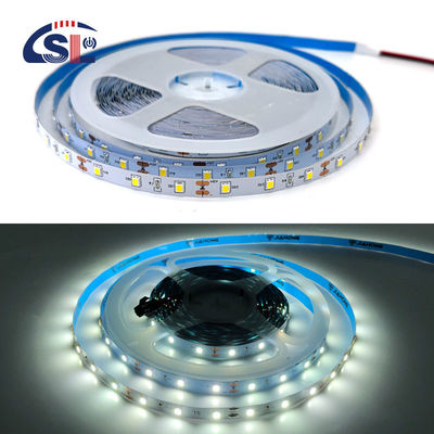 12V 60LEDs/m 6000K-6500K SMD 2835 Luzes de banda de luz LED de fundo direcionavel branco 2200 lm