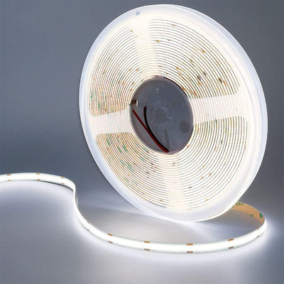 Não resistente à água 12V24V 8mm10mm 480Leds 6500K Branco CE RoHs Flexível COB LED Strip Light