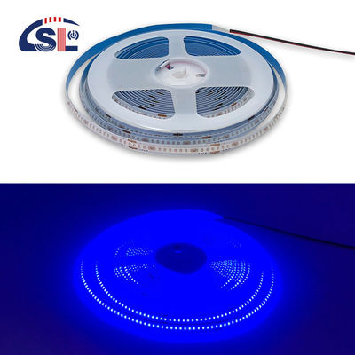 320Leds/m 12V24V Luz de faixa flexível azul com resistência à água CE RoHs IP20 Ra90 COB Led