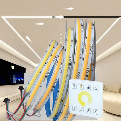 12V / 24V Água corrente fluindo luz LED com 3000K COB Branco Quente SMD2835 360LEDs