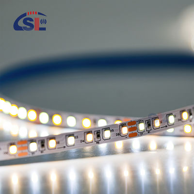 CCT 12V24V 8mm 120leds 3000K-6500K Eletroplata de cores duplas flexível SMD2835 LED Strip Light