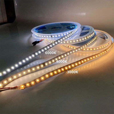12v24v 8mm 120leds 4000K Natural Electroplate SMD2835 LED luz de faixa com Dimmer