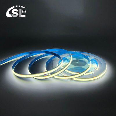 CE RoHs 3 IP20 8mm 12V 24V 320Leds 6500K Luz Branca Flexível COB Luz de Faixa LED