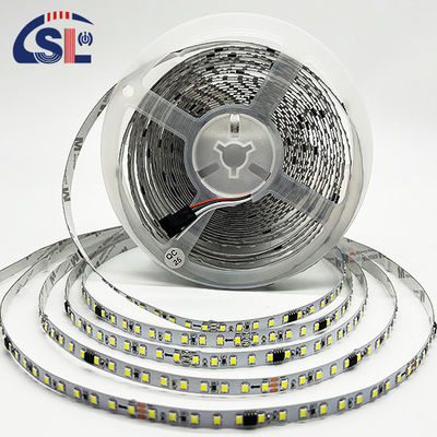 Residencial LED Light Strip DC12V 24V SMD2835 Electroplate PCB 120Ds 8mm Ra 80 6500K em funcionamento