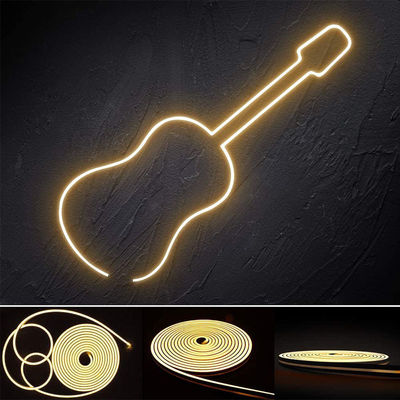 Suporte Dimmer Quente Branco Neon Flex 3000K Mini 24V 4x10mm IP65 à prova d'água 168 LEDs/m