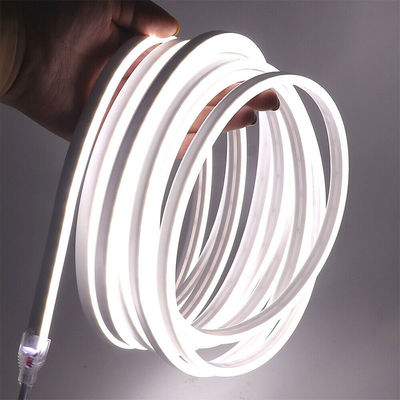 Neutro Branco 120LEDs/m Frio Branco LED Neon Flex IP65 DC à prova d'água 12V 6x12mm Kit completo