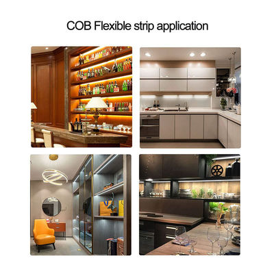 Material de plástico COB Luz de banda LED com alta luminosidade e temperatura de funcionamento -20 50C