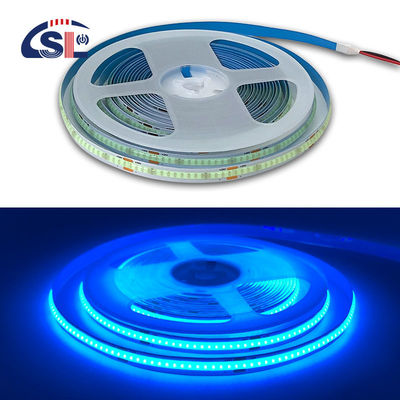 320Leds Alta luminosidade Gelo azul COB LED Strip Light CE RoHs IP20 8mm Largura 12V24V