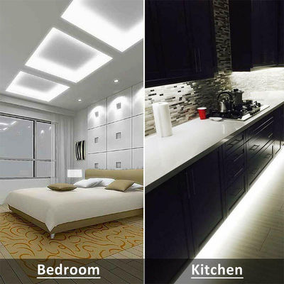 48V 16x16mm Forma plana Curvatura vertical IP65 LED à prova d'água Neon Flex 6000K
