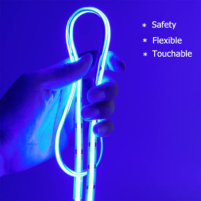 Iluminação Alto brilho DC12V24V 480leds 8mm Ice-Blue COB Led Strip Light com 3-