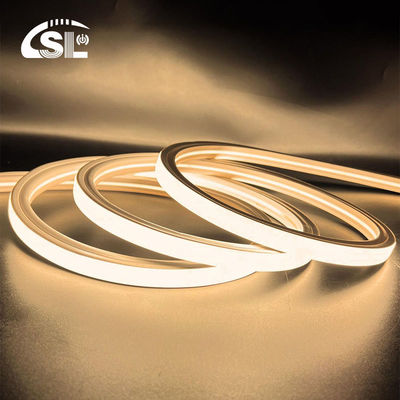 4100K 48V 16x16mm Forma plana Curvatura vertical IP65 LED à prova d'água Neon Flex 3000K