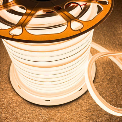 4100K 48V 16x16mm Forma plana Curvatura vertical IP65 LED à prova d'água Neon Flex 3000K