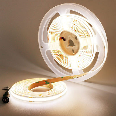 8mm10mm largura DC12V24V 3000K4000K6500K flexível COB Led Strip Light com Material