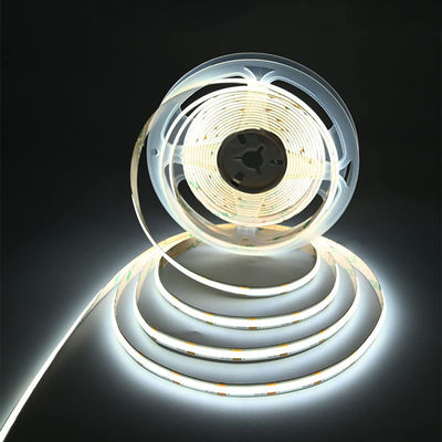 DC 12V24V 8mm10mm Largura 320Leds 6500K Branco Alto Brilho Flexível COB Led Strip Light para Sala de estar da cozinha