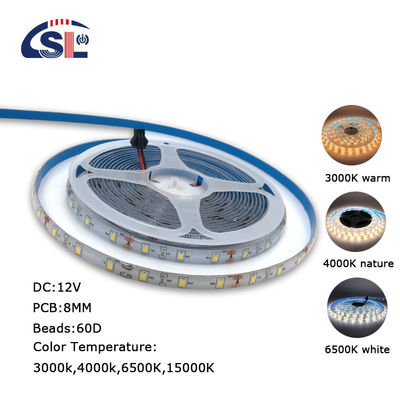 Impermeável 5v 8mm 320leds 3000K4000K 1cm um corte Electroplate COB SMD2835 LED Strip Light 2-