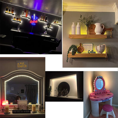 Hotel 5v 120leds 8mm 3000K Quente Branco Led Strip Luz com e Fluxo luminoso / m 2640 lm