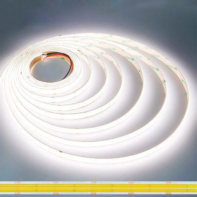 Alta densidade 8mm10mm 320leds 6500K Branco COB LED Strip Light para decoração interior