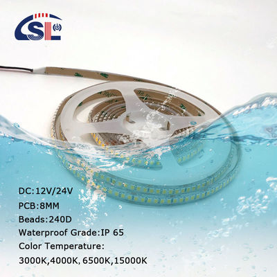 Impotente 12v24v 240leds SMD2835 Led Strip Light em 2700K-15000K Temperatura de Cor
