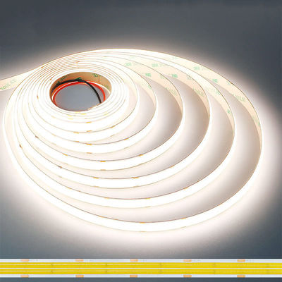 Iluminação inteligente COB LED Strip Light para personalização em quarto de hotel decoração interior