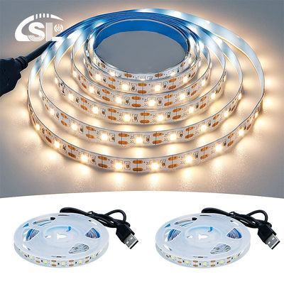 3- 120° Ângulo do feixe 5v 120 leds 8mm 4000K Natural Uma luz um corte SMD2835 Led Strip Light