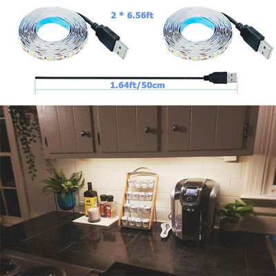 3- 120° Ângulo do feixe 5v 120 leds 8mm 4000K Natural Uma luz um corte SMD2835 Led Strip Light
