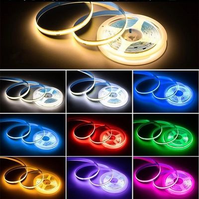 Personalização Alto brilho COB LED Strip Light com índice de renderização de cores Ra de 90
