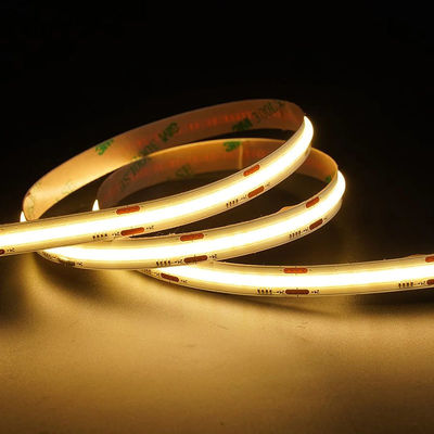Ra 70/80/90 CCT COB Led Strip Light 8mm10mm 608leds 3000K-6500K para gabinete de iluminação de TV