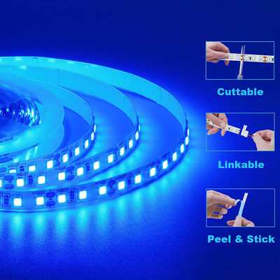 5v 8mm 120 leds Vermelho Ouro Amarelo Gelo-Azul Azul Verde Roxo Roxo Electroplate colorido SMD2835 Led Strip Light