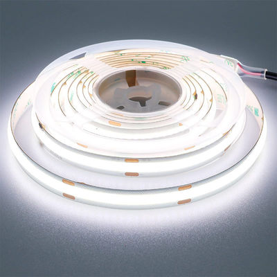 5v 320leds 8mm 6500K White COB Led Strip Light para iluminação de vida por controle de interruptor