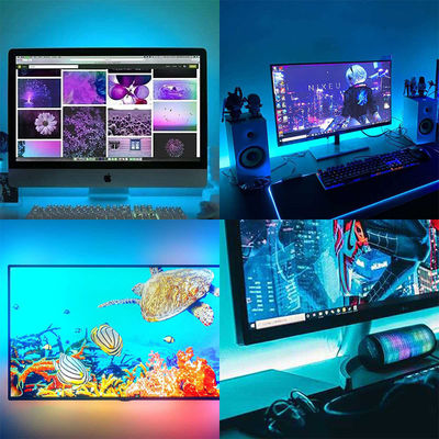 12v24v 8mm 320leds Ice-Blue flexível COB Led Strip Light para Iluminação e circuitos de design