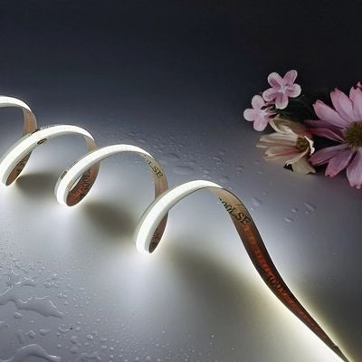 CCT COB LED Strip Light DC12V24V 8mm10mm largura 608leds 3000K 6500K para decoração de interiores
