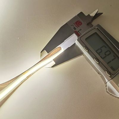 CCT COB LED Strip Light DC12V24V 8mm10mm largura 608leds 3000K 6500K para decoração de interiores