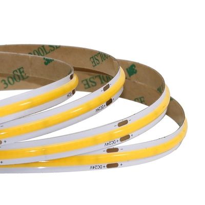 CCT COB LED Strip Light DC12V24V 8mm10mm largura 608leds 3000K 6500K para decoração de interiores