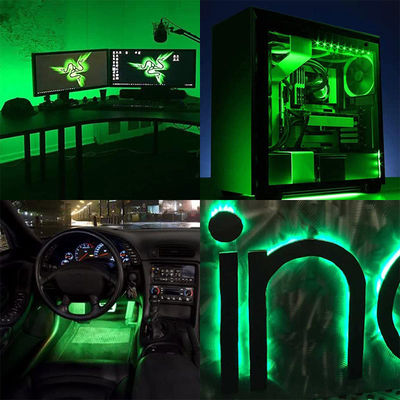 Lâmpada LED verde 8mm 320leds 12v24v para longa vida útil ao ar livre e interior