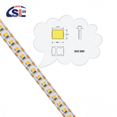 120 leds 8mm 4000K Natural uma luz um corte IP65 à prova d'água SMD2835 Led Strip Light