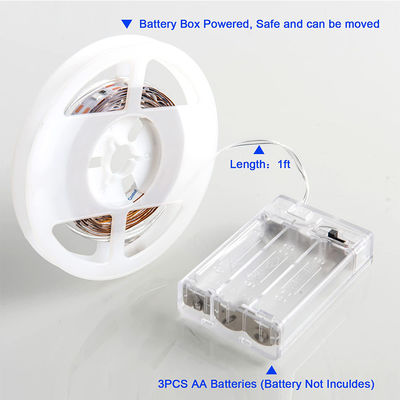 IP20 Classificado Alto brilho 5v 8mm 120leds 6500K Eletroplata flexível branca SMD2835 Luz de faixa LED
