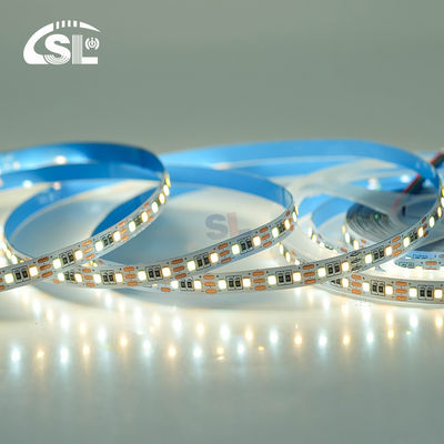 Temperatura de cor ajustável Luz de tira LED 120 LEDs/m Dual Color 8MM Não impermeável