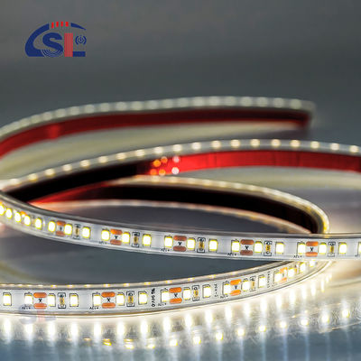 IP67 à prova d'água 12V 24V LED Strip Branco Quente Branco 2835 120LEDs/m para Decoração de Jardim ao Ar Livre
