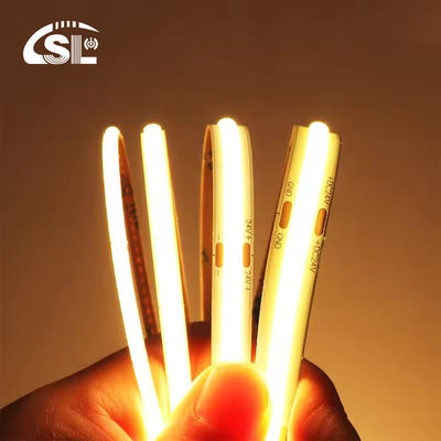 320 Led/M 480 Led/M High Density Cob Led Strip Light 12v 24v com fluxo luminoso de 880lm