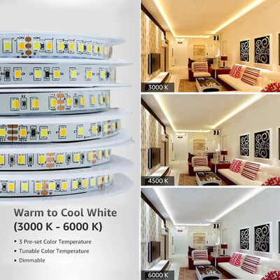 Iluminação de paisagem Alto brilho Smd 2835 140D Led Flexível Luz de Faixa CRI Ra 90