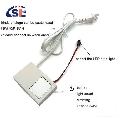 Compatível AC110V/220V Single Button Touch Sensor Switch para espelhos de banheiro inteligentes