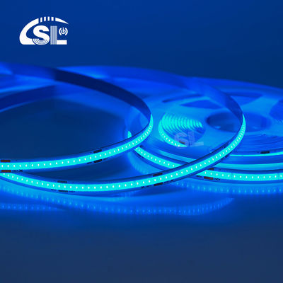 Electroplate COB 24v COB 320Ds 8mm Ra 85 Ice BLue Light Strip com 50000 horas de vida útil