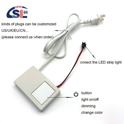 60W 12V Defogger com uma chave uma cor selecionada LED Dimmer Mirror Switch Sensor Touch