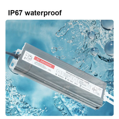 Motor LED à prova d'água de saída única 60-400W AC180-264V DC 12V 24V Fonte de alimentação de interruptor