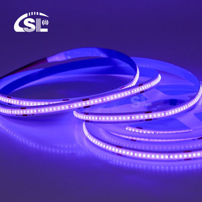 Experimente a Magia da Electroplate 24VDC COB 320Ds 8mm Ra 85 LED Violeta Light Strip