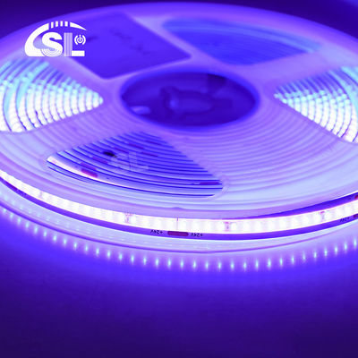 Experimente a Magia da Electroplate 24VDC COB 320Ds 8mm Ra 85 LED Violeta Light Strip