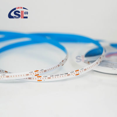 Electroplate COB 24v COB 320Ds 8mm Ra 85 Green LED Light Strip -20 - 45°C